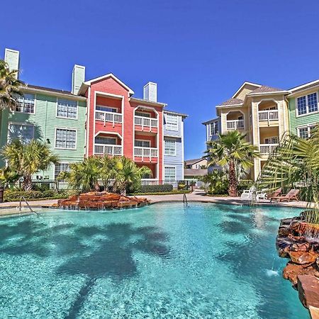 Colorful Galveston Retreat Steps From Beach And Pool Exterior foto